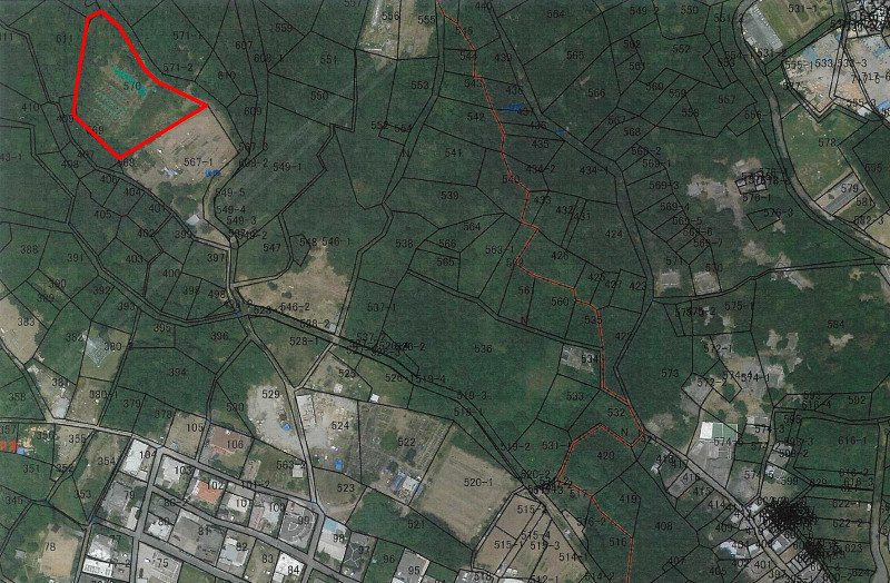 中城村伊集の売買土地(畑、建築条件なし、更地、2,657㎡・803.7坪